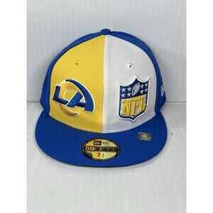 Size 7 1/4 New Era 59FIFTY Los Angeles Rams Retro Historic Sideline Fitted Hat